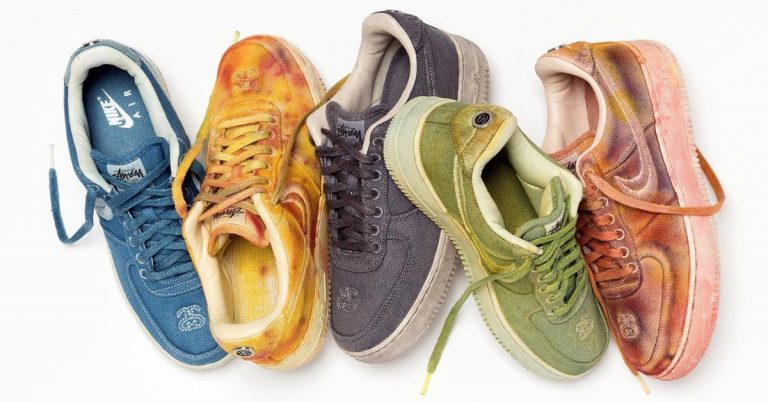 Stüssy is Dropping Hand-Dyed Versions of its Nike Air Force 1