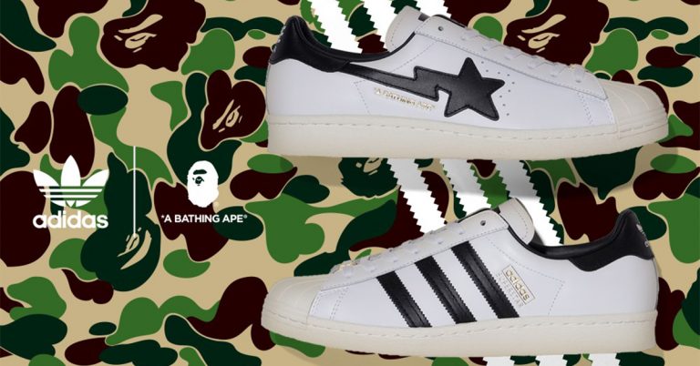 BAPE and adidas Reveal Their SS21 Superstar Pack