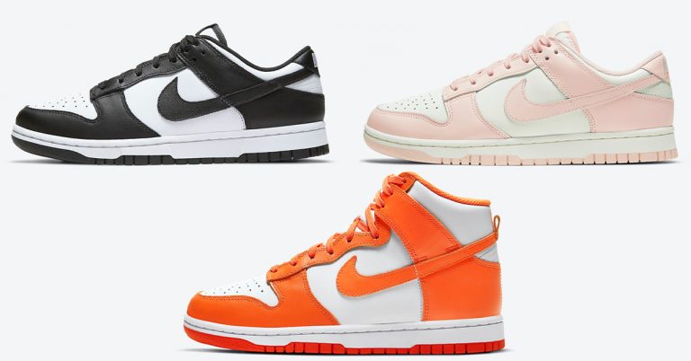 Nike Dunk Spring 2021 Lineup Release Dates