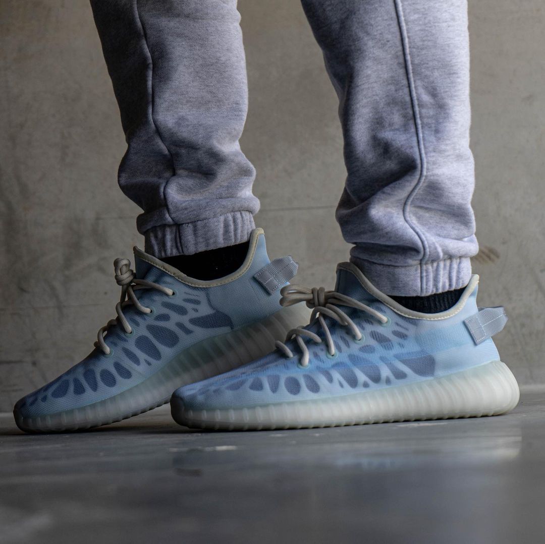 Adidas yeezy ice blue grey best sale