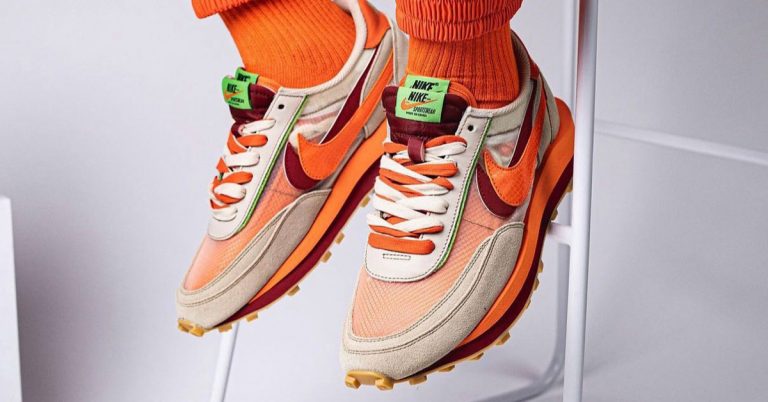 On-Feet Look at the CLOT x sacai x Nike LDWaffle