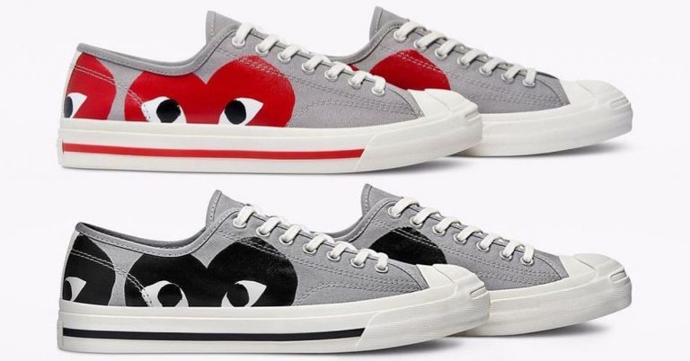 CDG PLAY & Converse Reconnect on the Jack Purcell Low