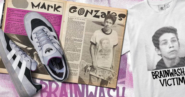 Mark Gonzales’ Latest adidas Aloha Super: “Brainwash Victim”