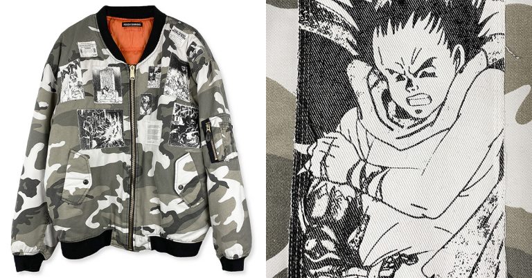 Rough Simmons Channels Raf Simons with Akira-Themed Bomber Jacket