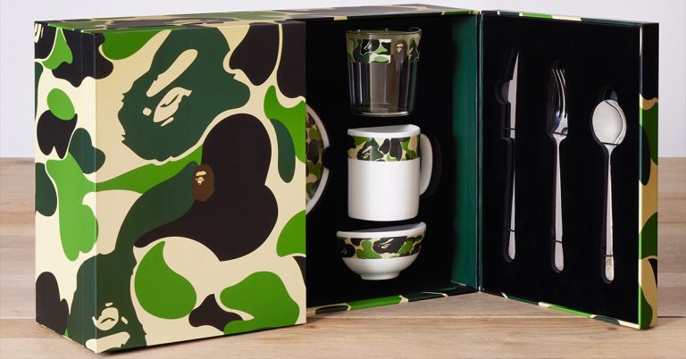 Dine In Style With BAPE’s New ABC Camo Dining Set