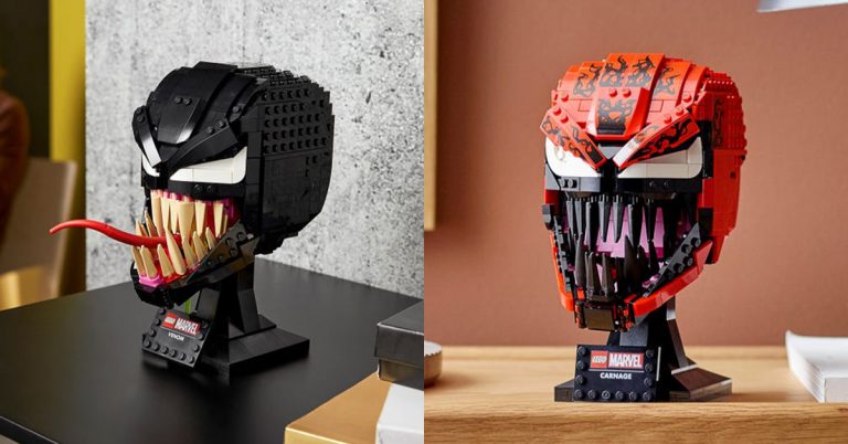 Marvel and LEGO Drop 500+ Piece Venom and Carnage Models