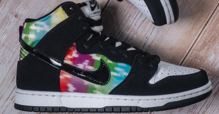 Nike SB Dunk High “TV Signal” Comes With Holographic Panels