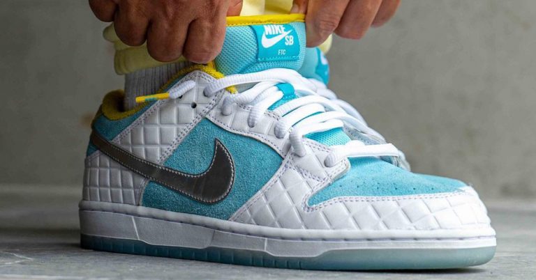 On-Feet Look at the FTC Skateboarding x Nike SB Dunk Low