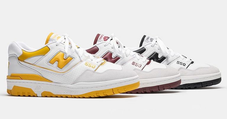 The New Balance 550 Arrives in Three New Colorways