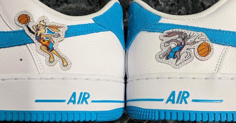 Detailed Look at the Space Jam x Nike “Hare Force 1s”