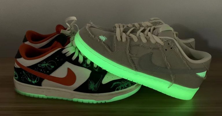 Glow-In-The Dark Nike Dunk Lows Dropping For Spooky SZN