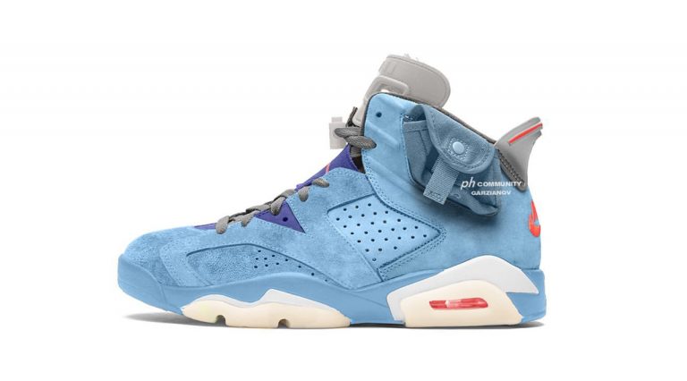 Air Jordan 6 x Cactus Jack “Light Blue”