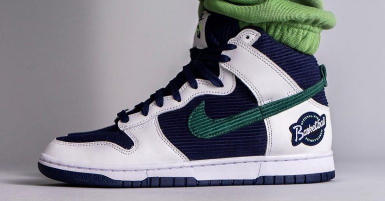 On-Feet Look at the Nike Dunk High “Sports Specialties”