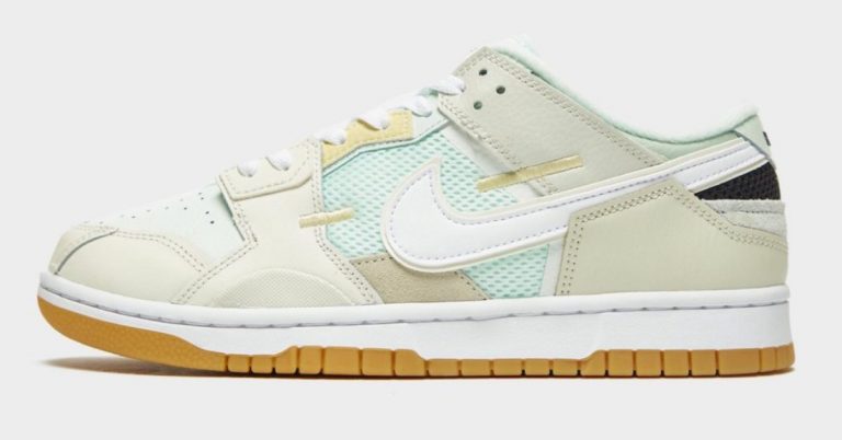 First Look at the Nike Dunk Low Scrap “Sea Glass”
