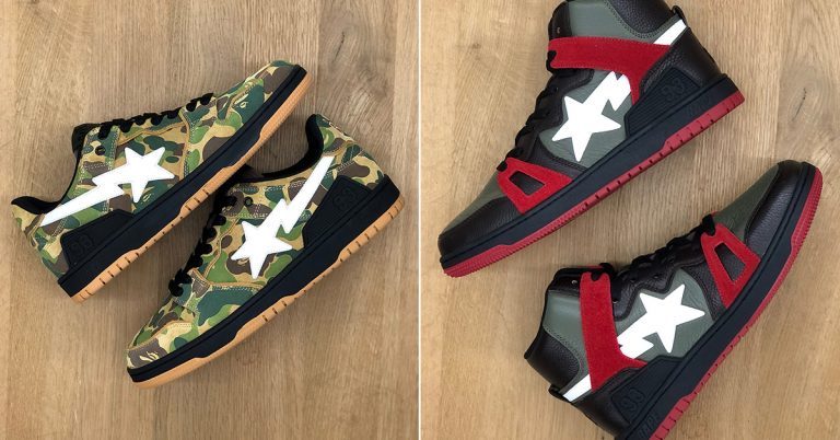 BAPE SK8 STA & BAPE STA 93 HI July 2021 Preview