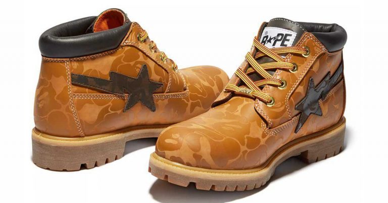 BAPE x Timberland Nelson Premium Waterproof Chukka Boot