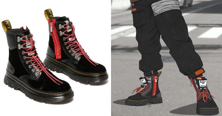 Dr. Martens & atmos Dropping Anime-Inspired Tarik Boot