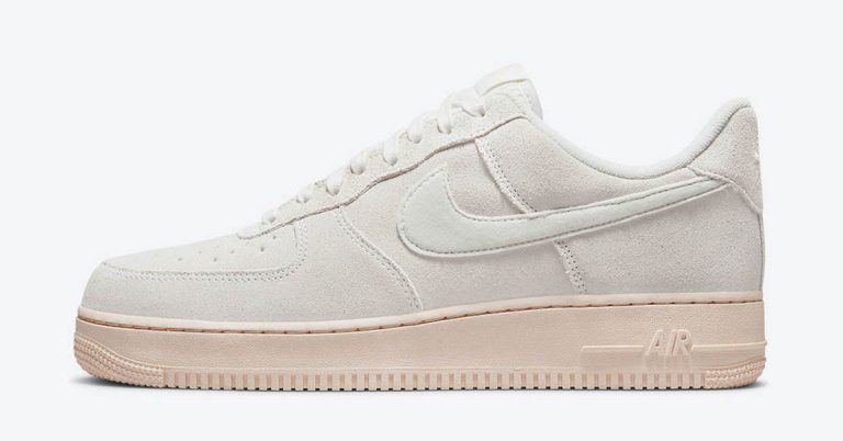 Nike Air Force 1 Releasing in Pearl White Suede