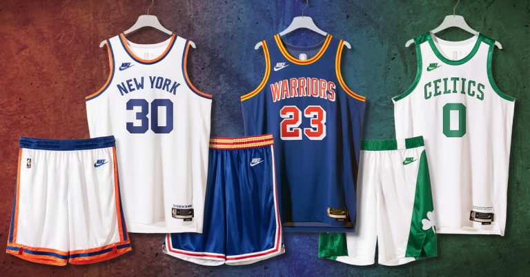 Nike Classic Edition Uniforms for NBA 75th Anniversary