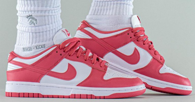 On-Feet Look at the Nike Dunk Low “Archeo Pink”