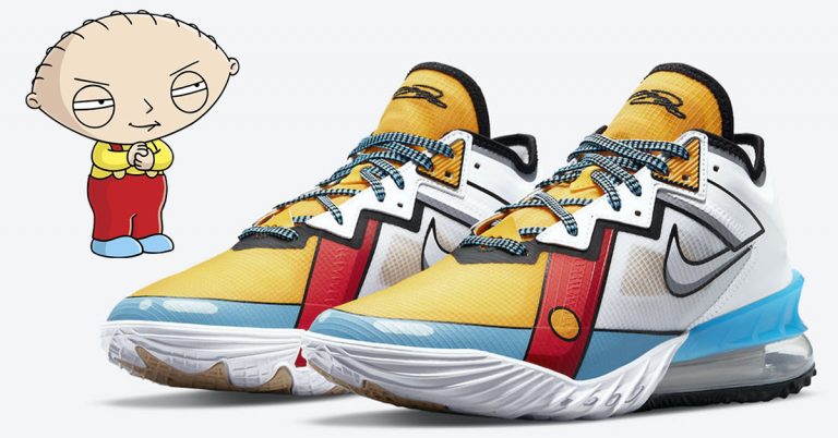 Nike is Releasing a “Stewie Griffin” LeBron 18 Low