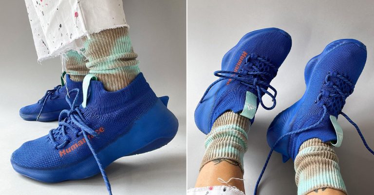 Pharrell x adidas Humanrace Sichona Launching in Blue