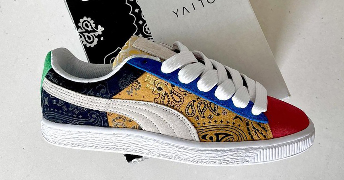 Yaito Brings Paisley Print to the PUMA Suede Modern Notoriety