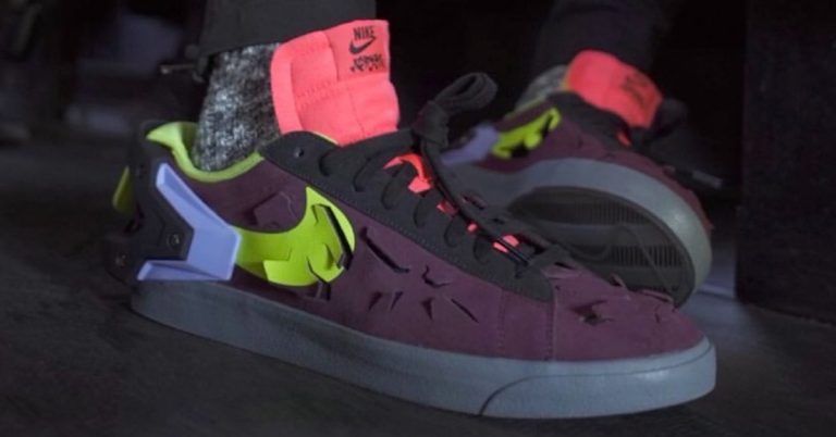 First Look at the ACRONYM x Nike Blazer Low “Night Maroon”