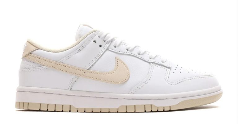 Nike Offers a Clean “Pearl White” Dunk Low