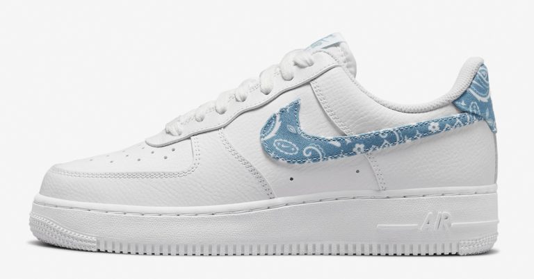 Nike Adds Paisley Blue Swooshes to the Air Force 1