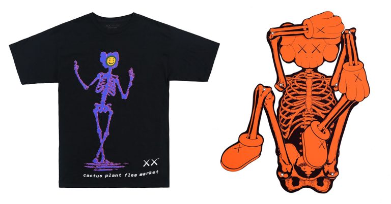 KAWS Launches Spooky “Skeleton” Collection