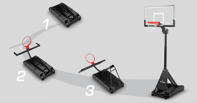 Spalding’s New Basketball Hoop Assembles In 30 Min Or Less