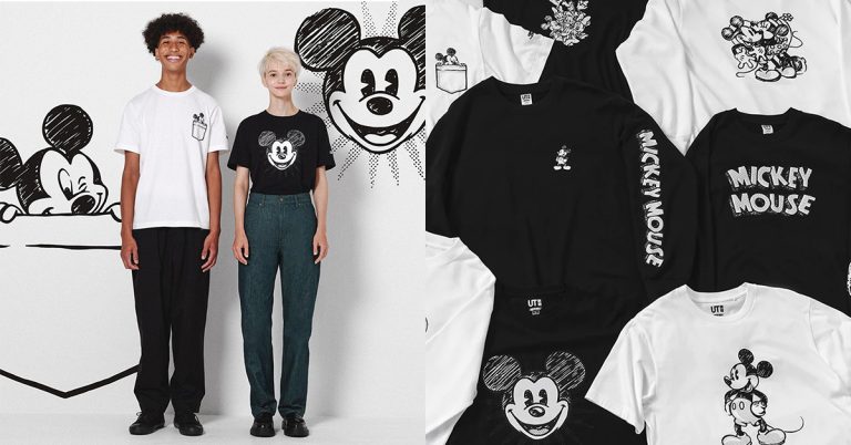 Joshua Vides x UNIQLO UT “Monochrome Mickey” Collection