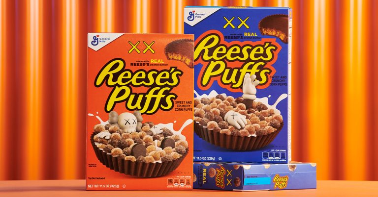 KAWS Launches Reese’s Puffs Cereal Collaboration