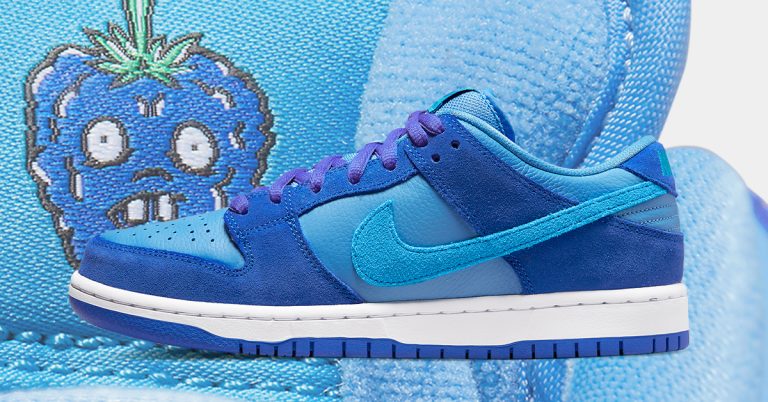 Official Look at the Nike SB Dunk Low “Blue Raspberry”