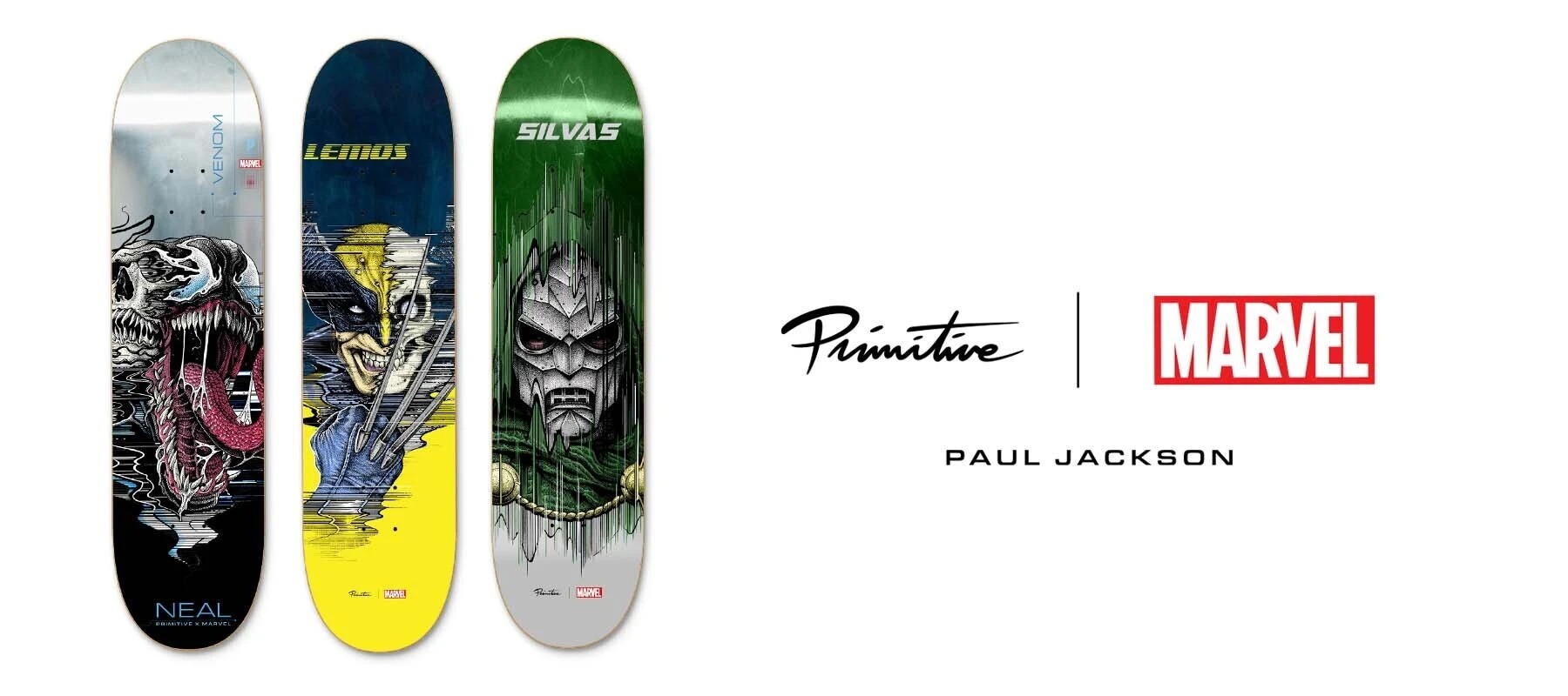 Primitive Launches Marvel x Paul Jackson Skate Deck