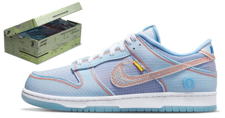 Official Look at the Union LA x Nike Dunk Low “Blue”