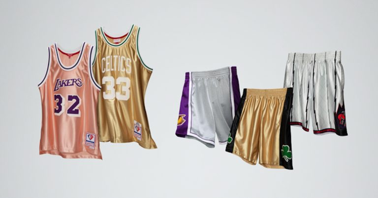 Mitchell & Ness Announces NBA 75th Anniversary Product Lineup