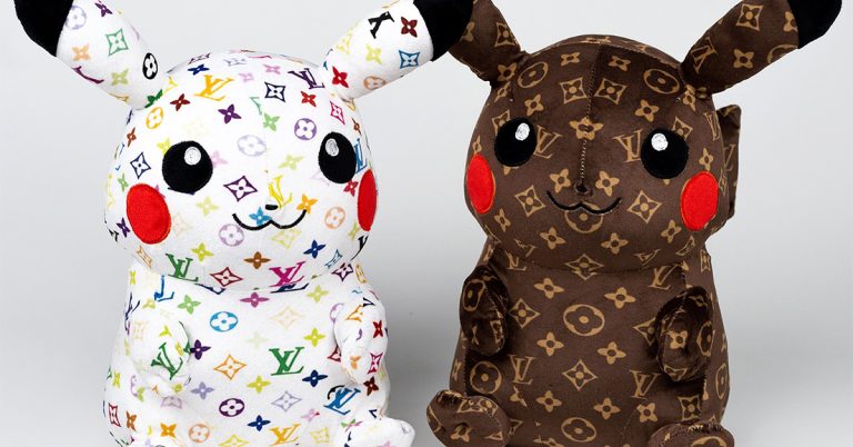 Louis Vuitton Pikachu Plush Dolls by Sporting Haus