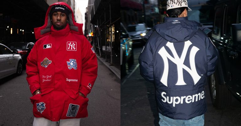 Supreme Dropping New York Yankees GORE-TEX Jackets