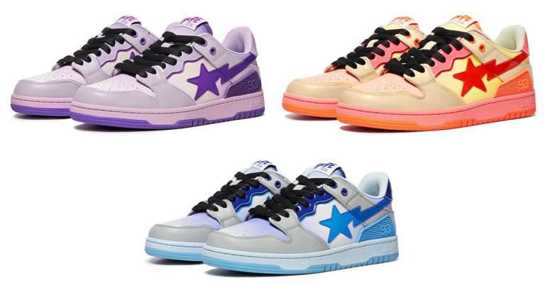 BAPE’s SK8 STA Returns in Three Vibrant Colorways