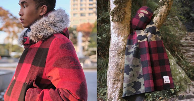 A BATHING APE x Woolrich Collection