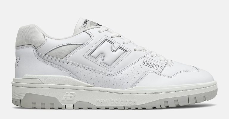 New Balance 550 Dropping in White/Grey and “Shadow” Colorways