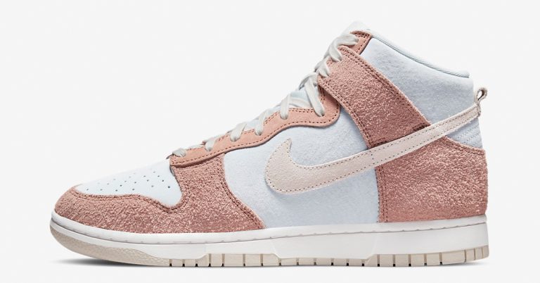 Official Look at the Nike Dunk High “Fossil Rose”