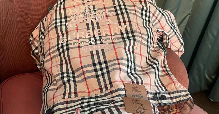 First Look at the Supreme x Burberry Collection