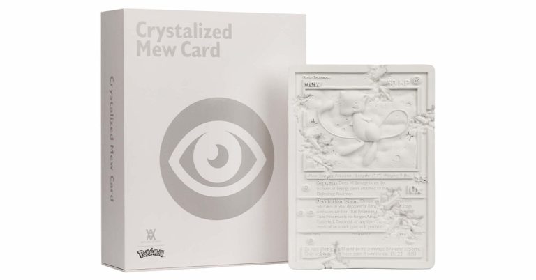 Daniel Arsham Releasing Crystalized Mew Pokémon Card