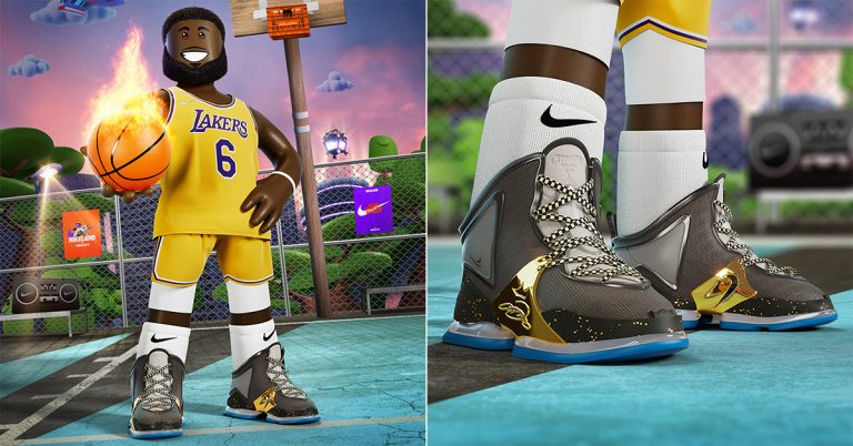 LeBron James Visits NIKELAND on Roblox For All-Star 2022