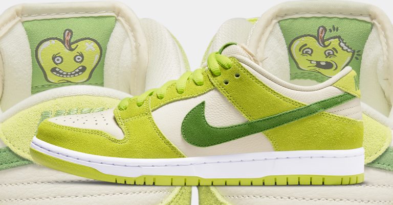 Official Look at the Nike SB Dunk Low “Green Apple”