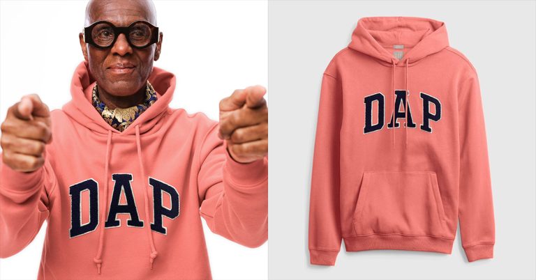 Gap Teams Up with Dapper Dan on Limited Edition DAP Hoodie