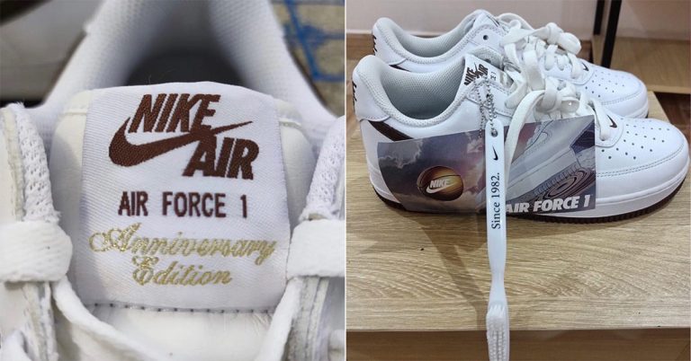 Nike Air Force 1 Anniversary Edition Comes With Toothbrush